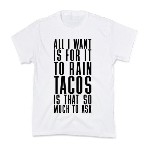 Rain Tacos Kid's Tee